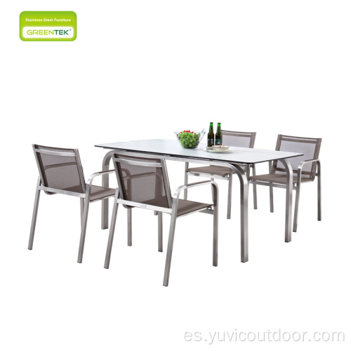 Conjunto de mesa de comedor Teslin Teslin Silla Teslin